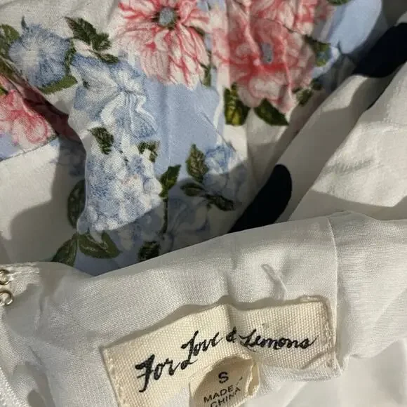 For Love & Lemons St Louis Mini Skirt Size Small - Picture 6 of 6